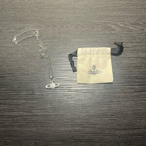Vivienne Westwood Silver Necklace with Pouch